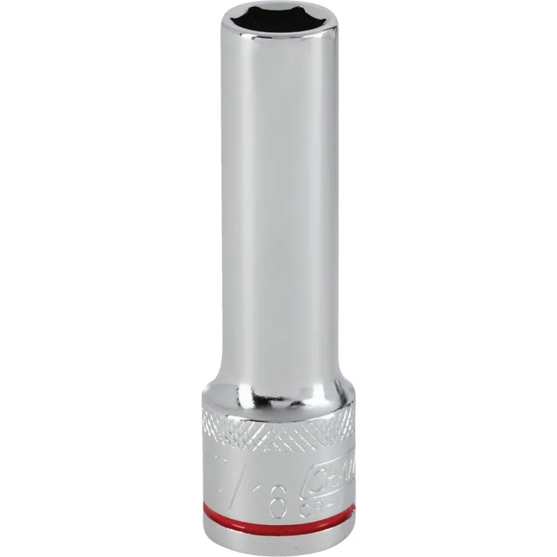 Channellock 302840 1/2 In. Drive 7/16 In. 6-Point Deep Standard Socket