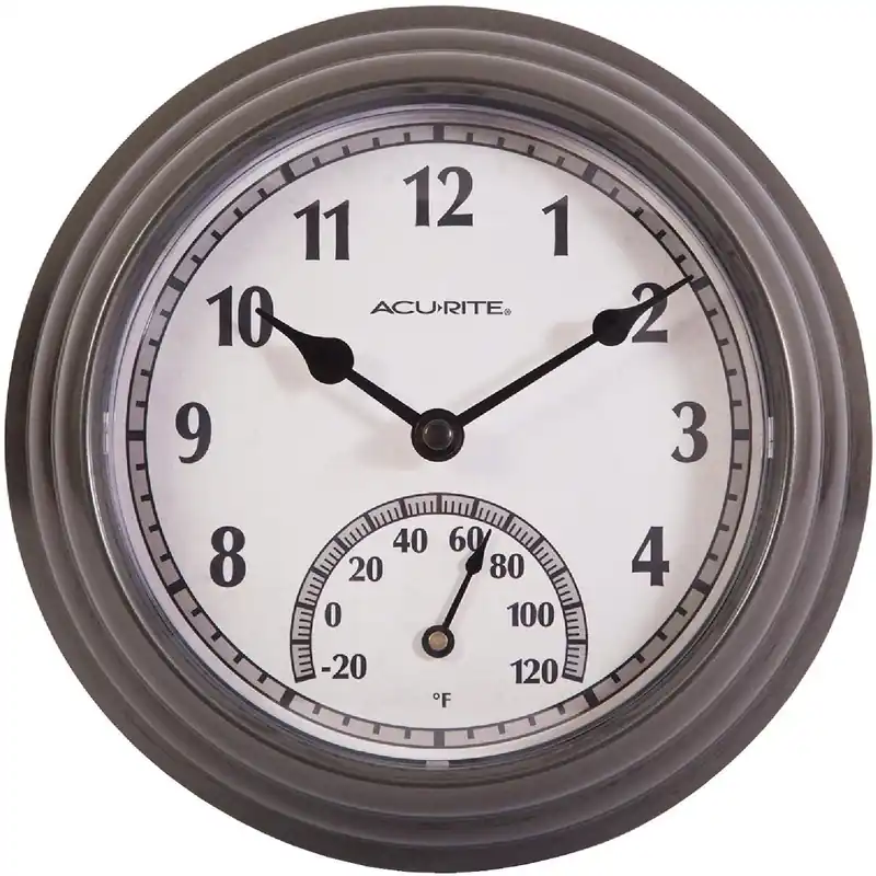 Acurite 02413A1 Wall Clock/Thermometer