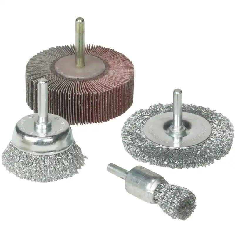 Weiler 36455 Vortec 4 pcs Abrasive Wheel & Brush Set