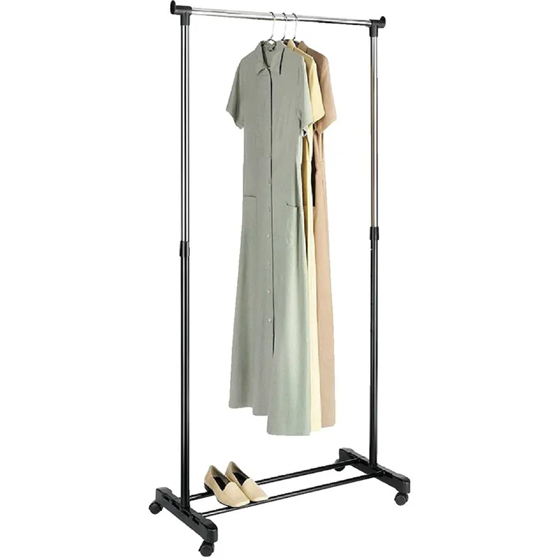 Whitmor 6021-10150 Adjustable Garment Rack 16-3/4 Inches x 43 to 72 Inches