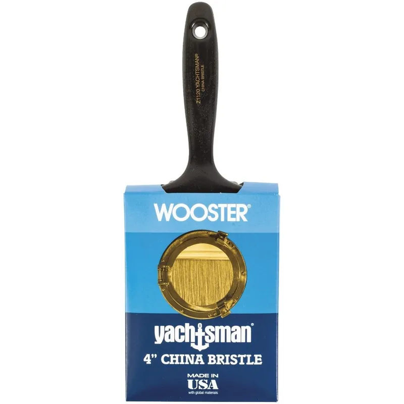Wooster Brush Z1120-4 Yachtsman Varnish 4 In. Flat Paint Brush