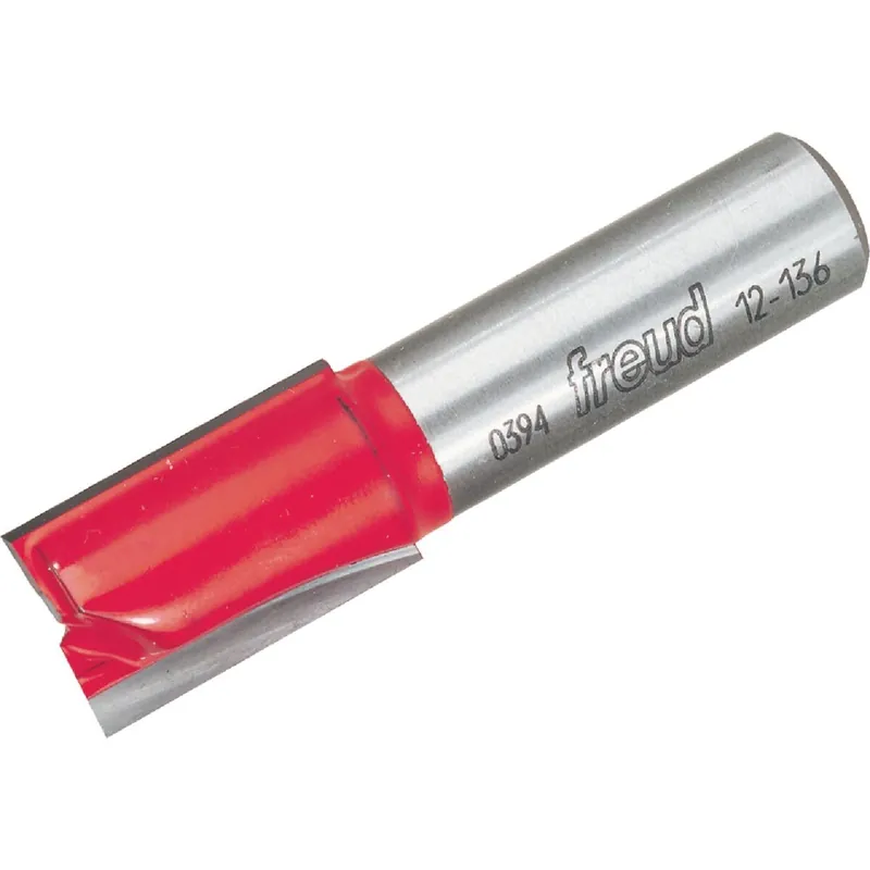 Freud 12-136 Carbide Tip 5/8 In. Double Flute Straight Bit