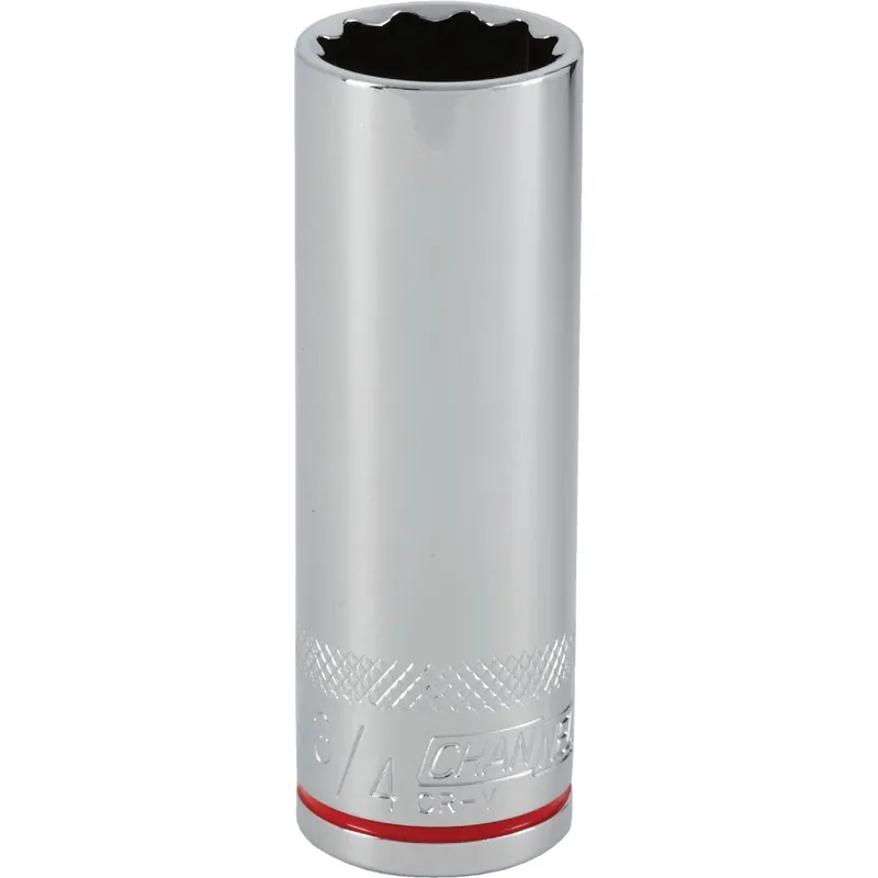Channellock 327257 1/2 In. Drive 3/4 In. 12-Point Deep Standard Socket