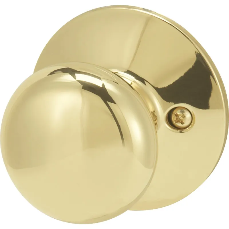 Schlage F170VPLY605 Bright Brass Plymouth Dummy Door Knob