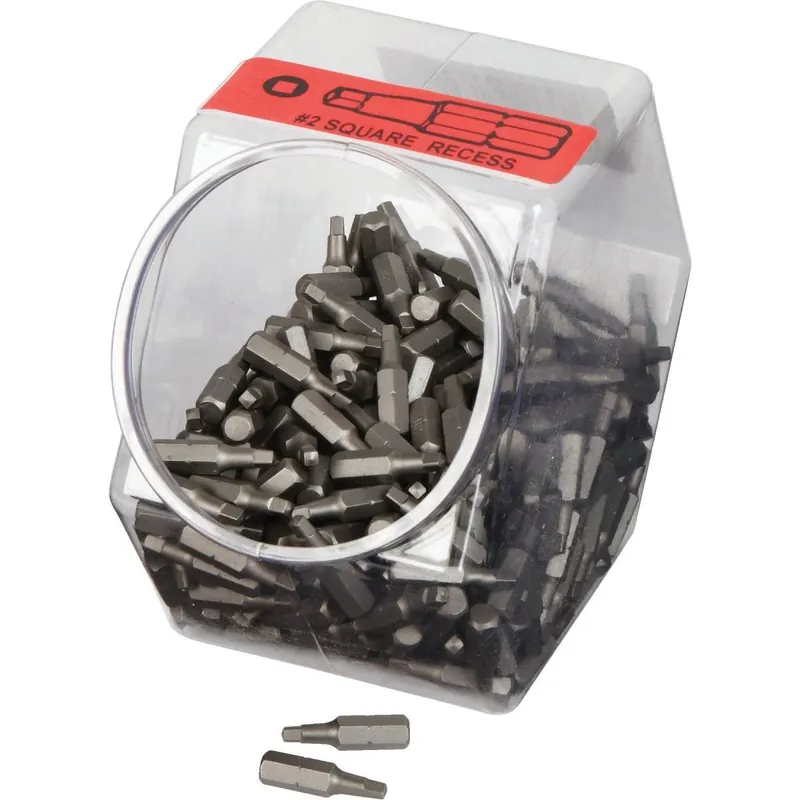 Best Way Tools 84051 Square Recess #2 x 1 In. Screwdriver Bit Display
