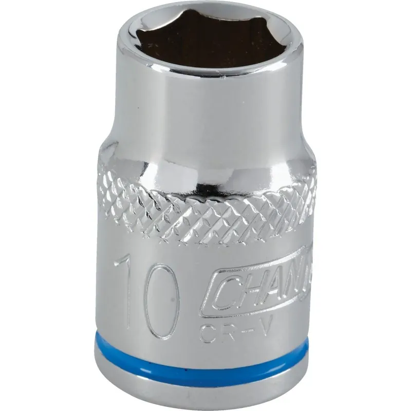 Channellock 302705 3/8 In. Drive 10 mm 6-Point Shallow Metric Socket