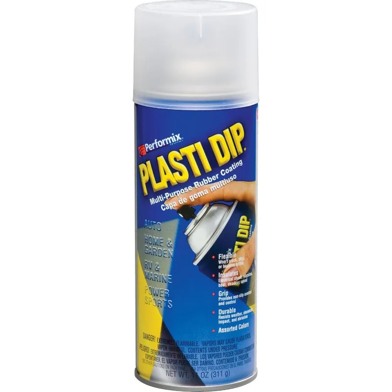 Performix 11209-6 Clear 11 Oz Aerosol Rubber Coating Rubber Coating Spray Paint