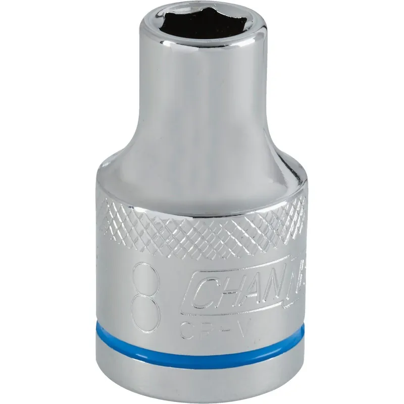 Channellock 302790 1/2 In. Drive 8 mm 6-Point Shallow Metric Socket