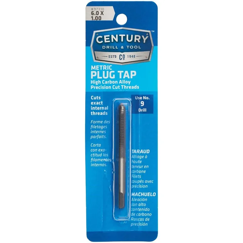 Century Drill Tool 97310 Carbon Steel Metric Tap