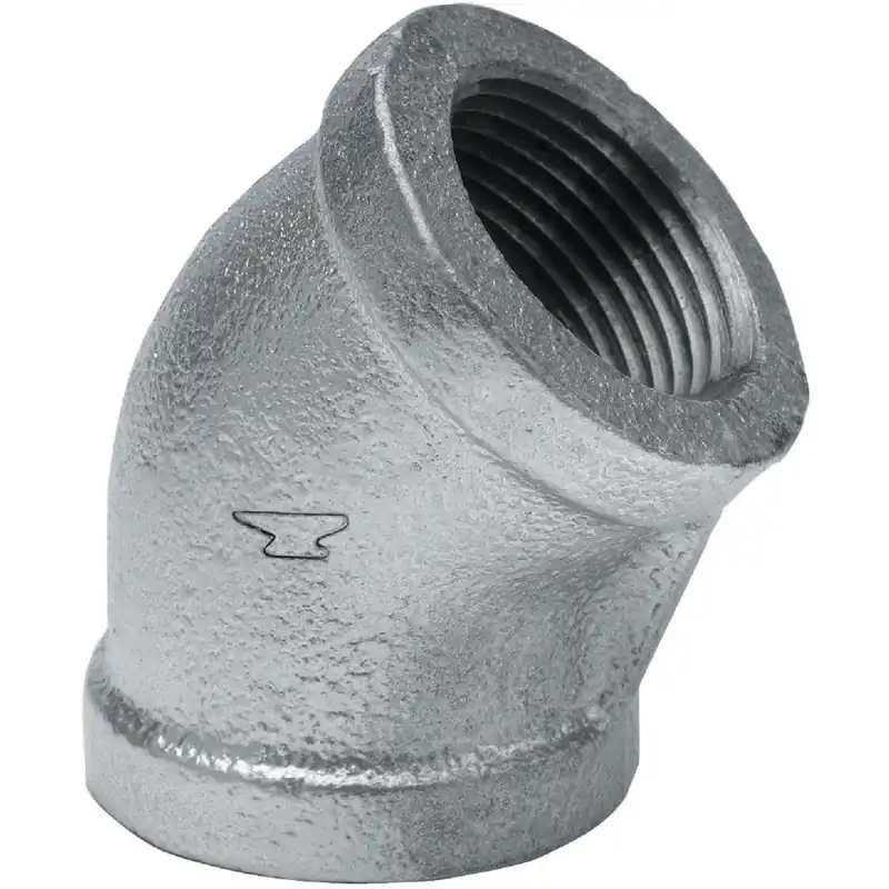 Anvil 8700126504 1/4 In. 45 Deg. Galvanized Elbow (1/8 Bend)