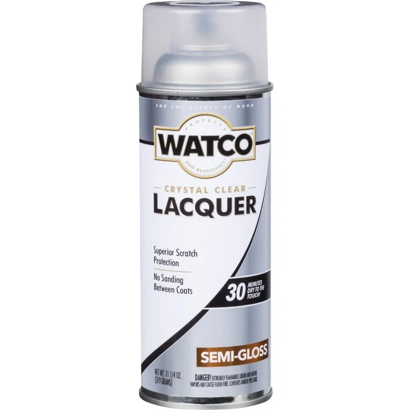 Watco 63181 Clear Semi-Gloss Spray Lacquer
