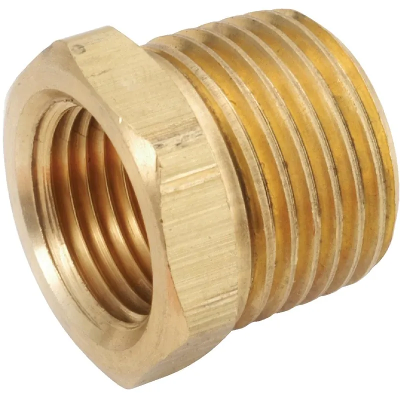 Anderson Metals 756110-0802 Hex Reducing Bushing 1/2 In. MPT x 1/8 FPT
