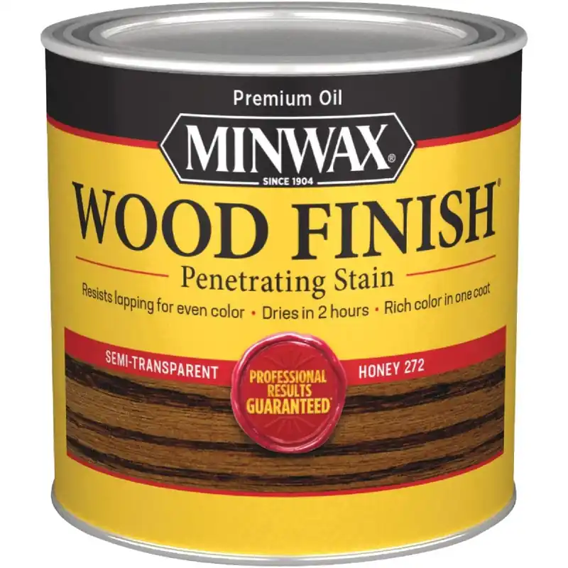 Minwax 227624444 Wood Finish Penetrating Stain Honey 1/2 Pt.
