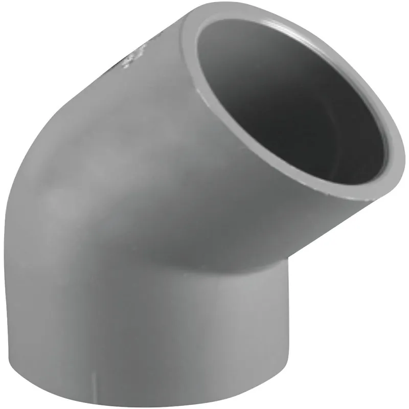 Charlotte Pipe PVC083091800HA Slip x Slip Schedule 80 45 Deg PVC Elbow