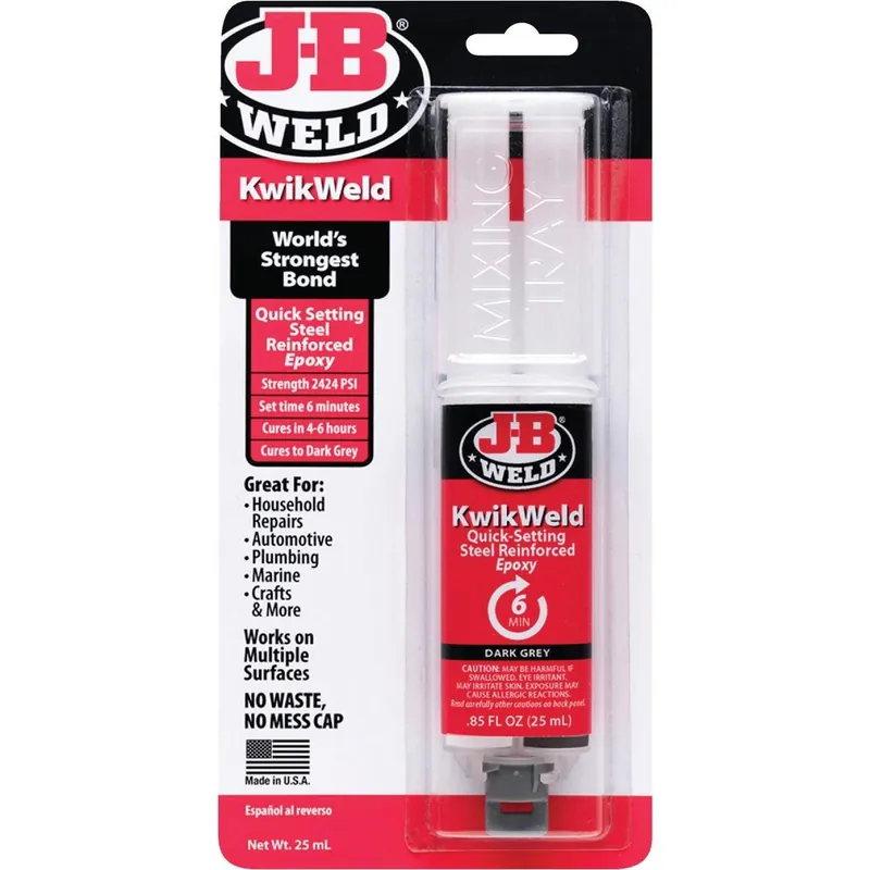 J-B Weld 50176 KwikWeld Epoxy Syringe Each