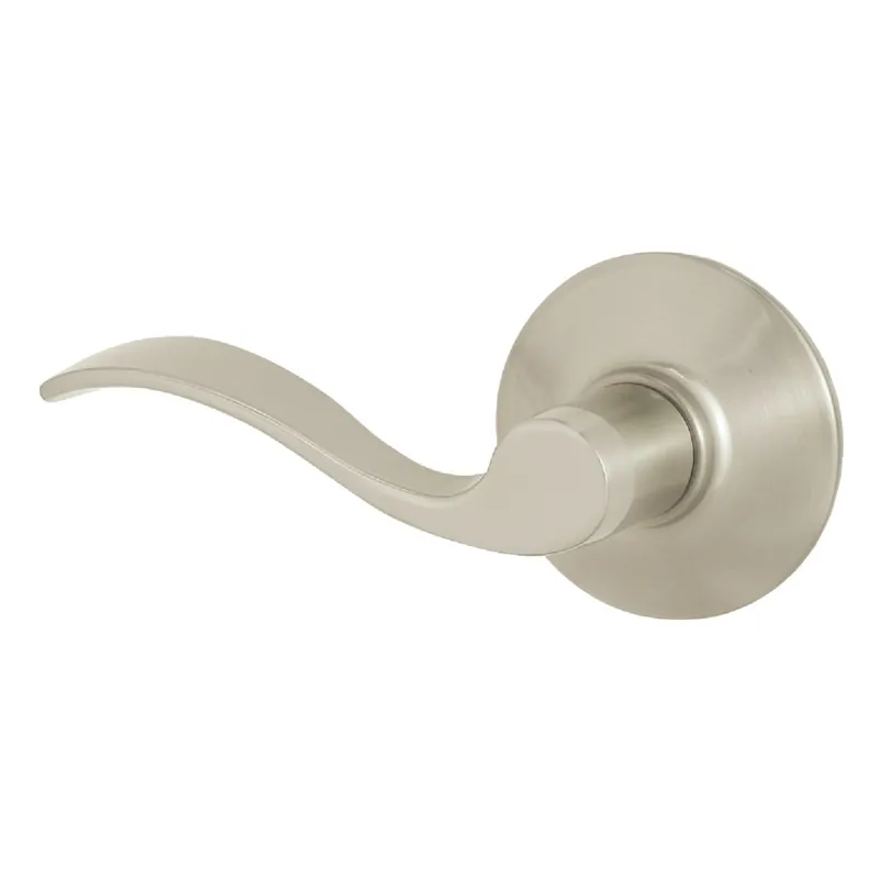 Schlage F10VACC619 Satin Nickel Accent Passage Door Lever