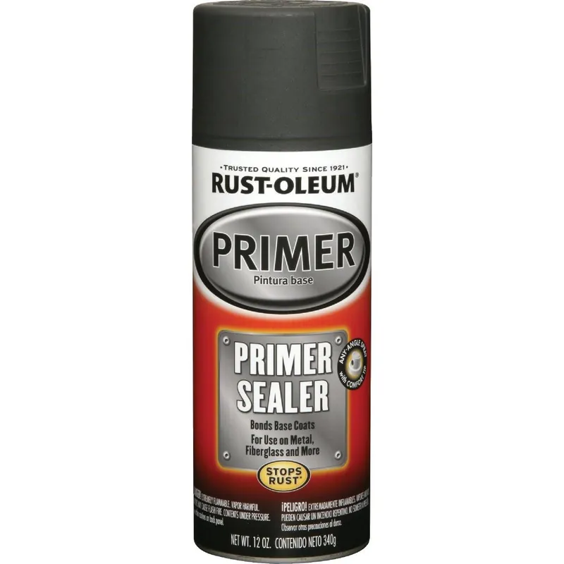 Rust-Oleum 249321 Stops Rust Gray 12 Oz. Automotive Spray Primer Sealer