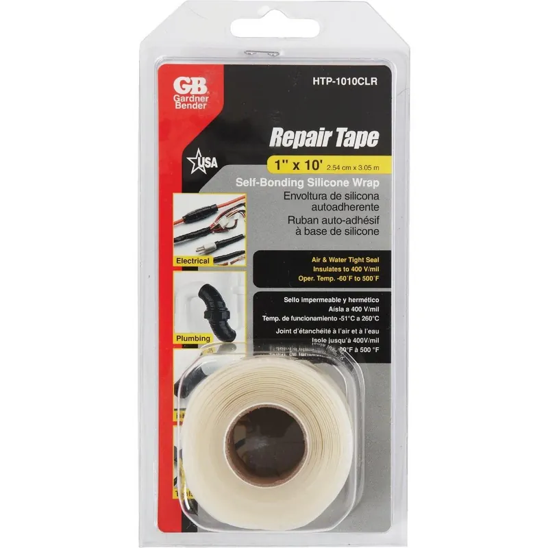 Gardner Bender HTP-1010CLR Clear Self-Sealing Tape 1 In x 10 Ft Replacement HTP-1010CLR