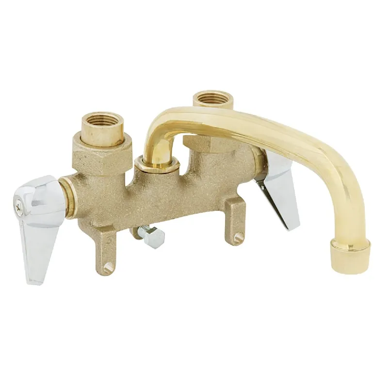 B&K 125-001 Chrome-Plated Handles 3-3/8 In. Center Distance Rough Brass Laundry Faucet