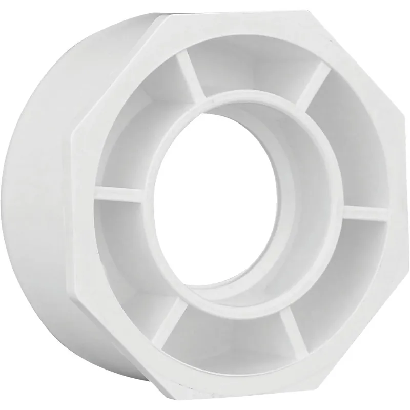 Charlotte Pipe PVC001071600HA CHRPVC 4 In. SPG x 2 In. Hub Schedule 40 DWV Reducing PVC Bushing
