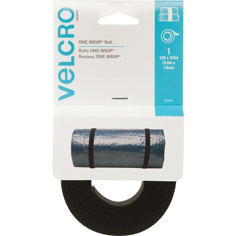 Velcro 90340 One-Wrap Multi-Use Hook & Loop Roll 3/4 In. x 12 Ft.