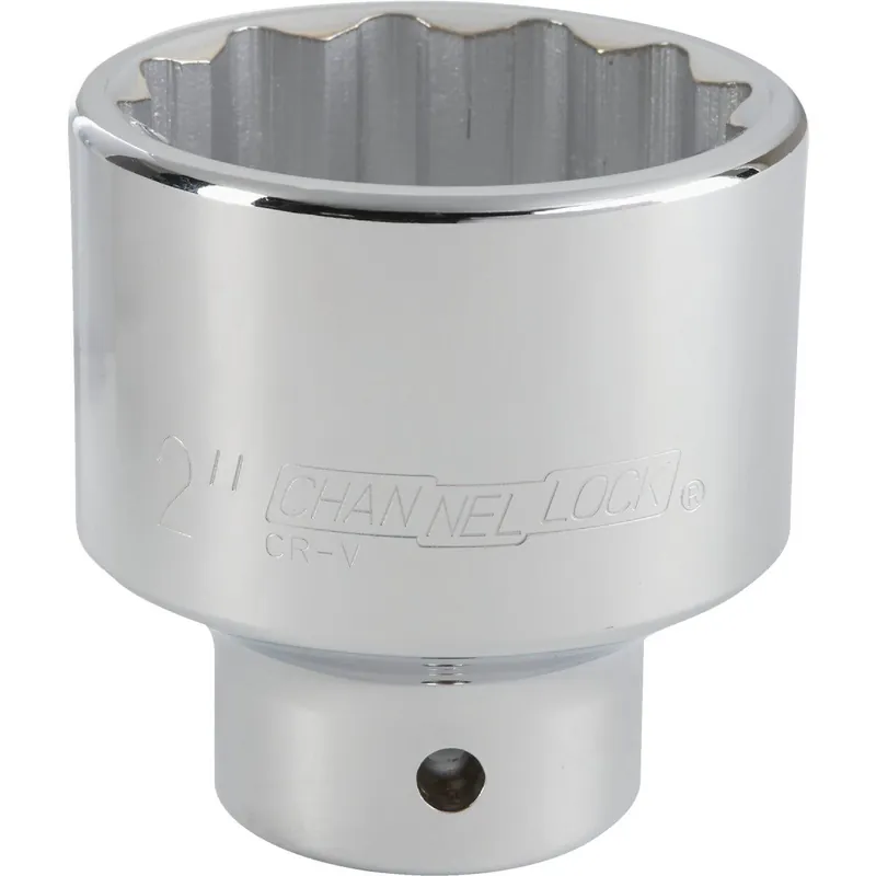 Channellock 309338 3/4 In. Drive 2 In. 12-Point Shallow Standard Socket