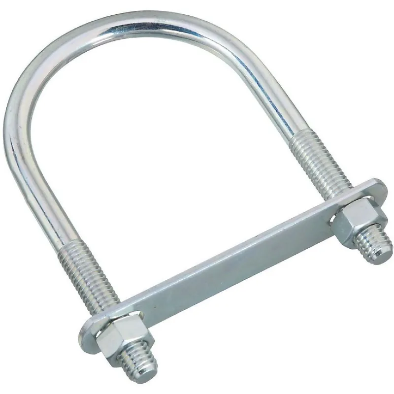 National N347-815 1/2 In. x 3-1/2 In. x 6 In. Zinc Round U Bolt
