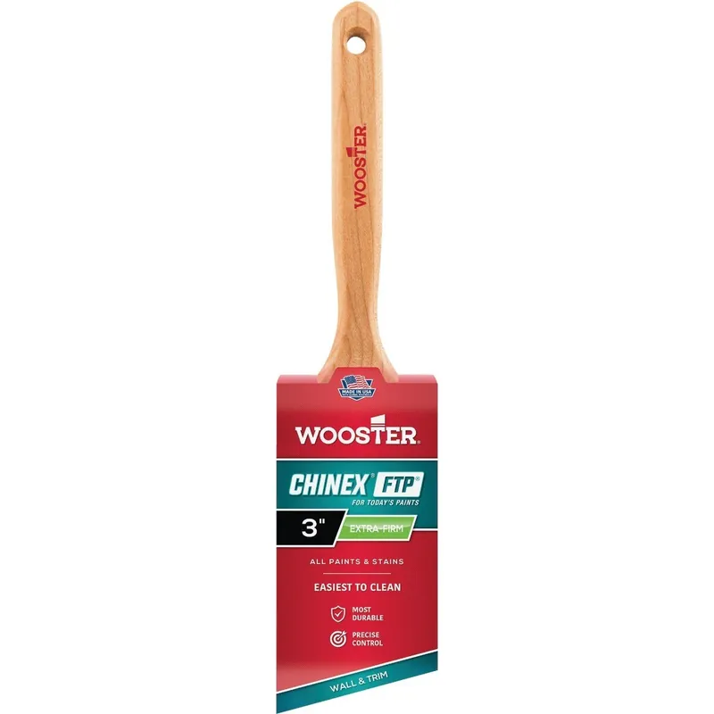 Wooster Brush 4410-3 Wooster Chinex FTP 3 In. Angle Sash Paint Brush
