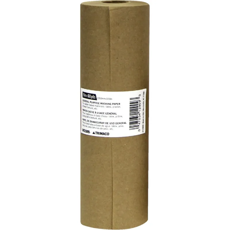 Trimaco 12909 9 In. x 180 Ft. Brown Masking Paper