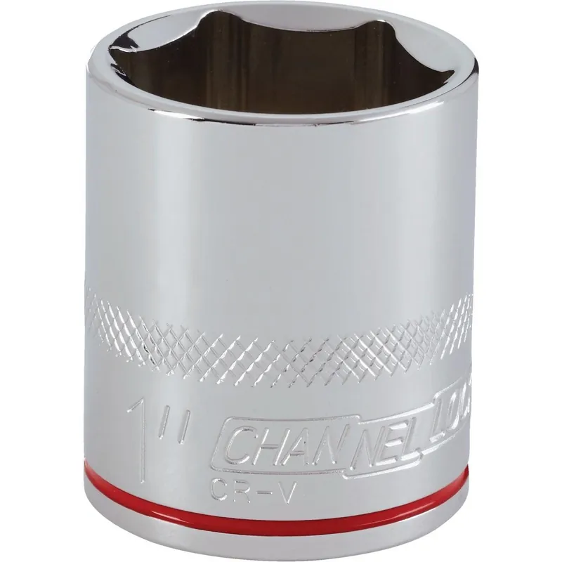 Channellock 302778 1/2 In. Drive 1 In. 6-Point Shallow Standard Socket