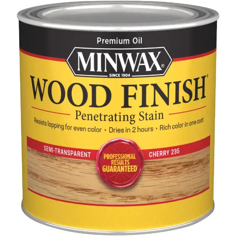 Minwax 223504444 Wood Finish Penetrating Stain Cherry 1/2 Pt.