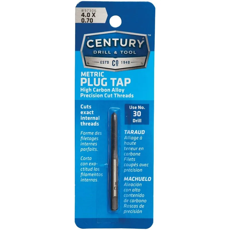 Century Drill Tool 97306 Carbon Steel Metric Tap
