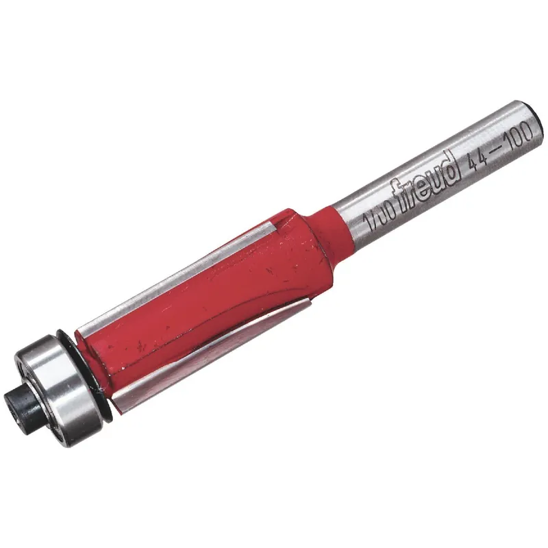 Freud 44-100 Carbide Tip 1/2 In. 3-Flute Flush Trim Bit