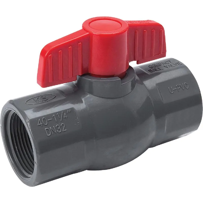 ProLine 107-106 PVC Quarter Turn Ball Valve 1-1/4 In. FIP X 1-1/4 In. FIP