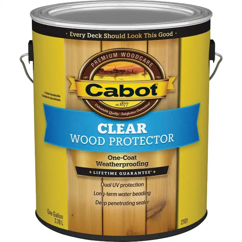 Cabot 140.0002101.007 Clear Water-Based VOC Wood Protector 1 Gal.