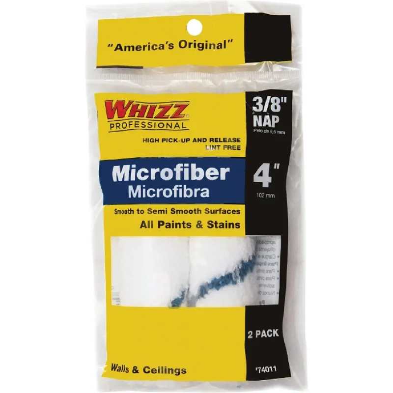 Whizz 74011 Whizz Xtra Sorb 4 In. Microfiber Roller Cover (2-Pack)
