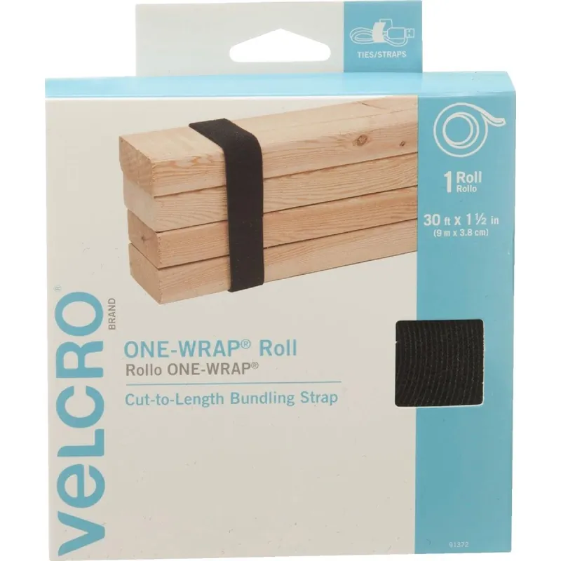 Velcro 91372 One-Wrap Hook & Loop Roll 30 Ft