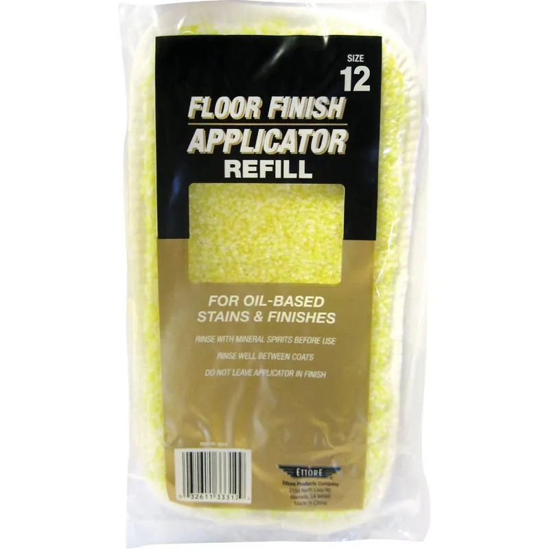 Ettore 33312 Microfiber Wax Applicator Mop Refill