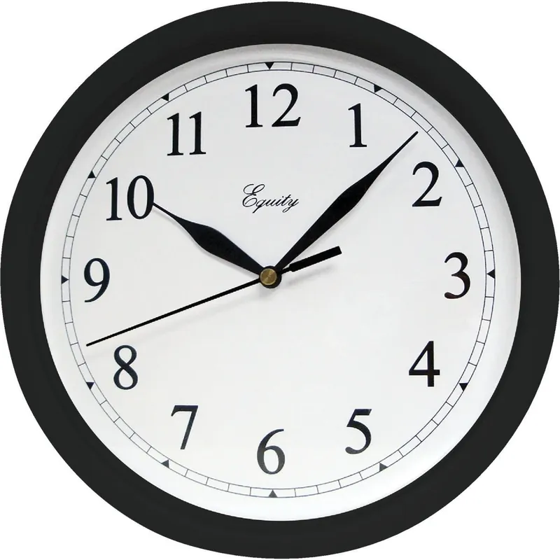 La Crosse Technology 25203 Equity Black Quartz Wall Clock