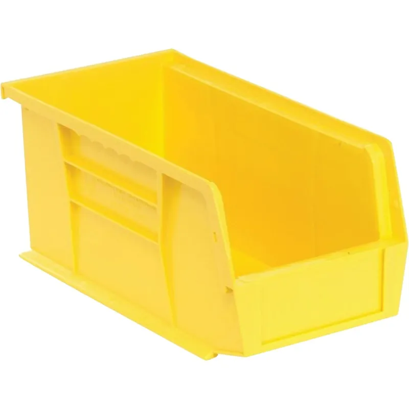 Quantum Storage RQUS230YL-UPC Medium Yellow Stackable Parts Bin