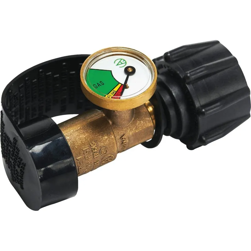 GrillPro 80064 Brass Universal Fuel Indicator Gauge