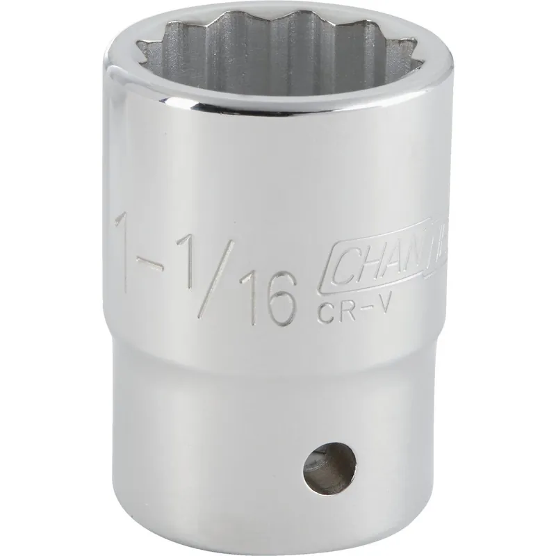 Channellock 308951 3/4 In. Drive 1-1/16 In. 12-Point Shallow Standard Socket