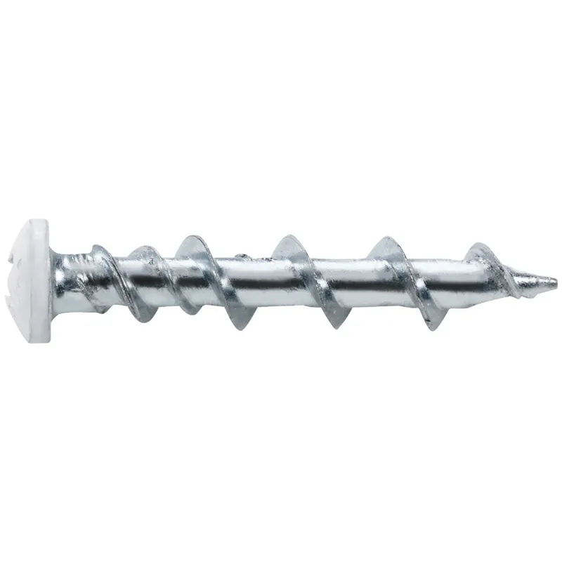 HILLMAN 377625 Borefast 1-1/2 In. White Anchor & Screw in One (20-Count)