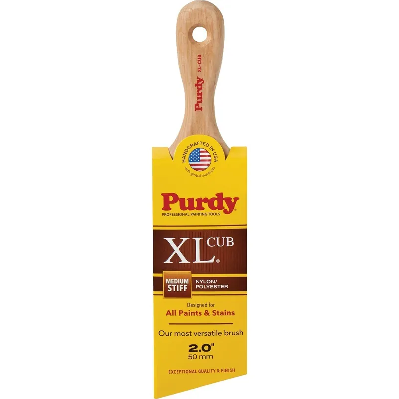 Purdy 144153320 XL Cub 2 In. Short Angle Short Handle Paint Brush