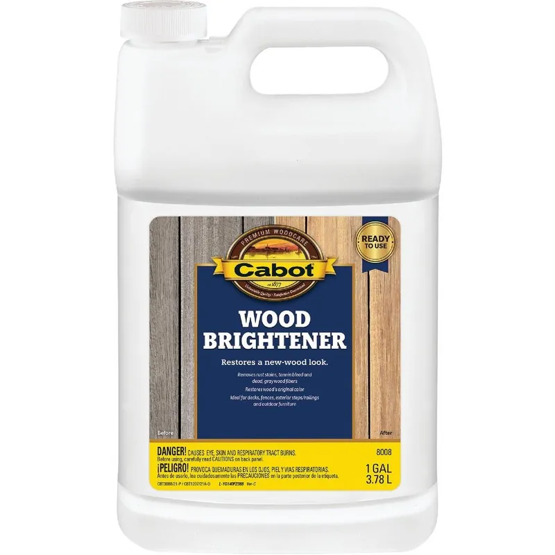 Cabot 140.0008008.007 Ready-To-Use Wood Brightener 1 Gallon Replacement MPN