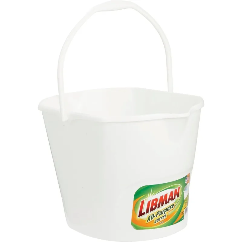 Libman 256 3 Gal. White All-Purpose Dual Spout Bucket
