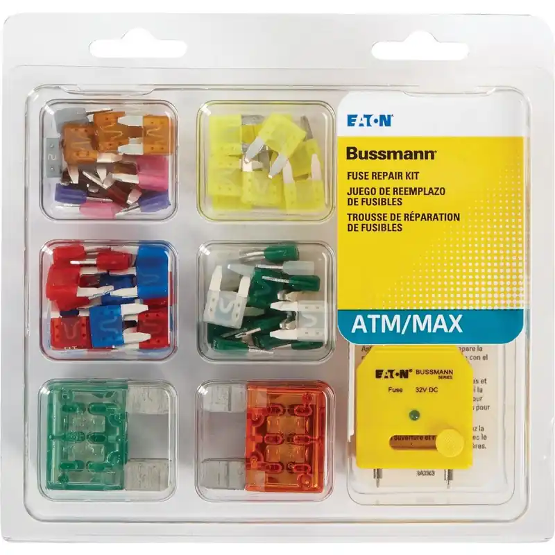 Bussmann NO.64 ATM, MAX & FT Blade Fuse Assortment (64-Piece)