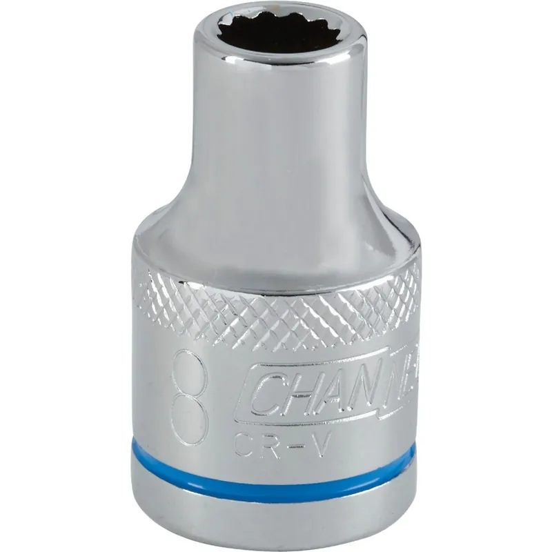 Channellock 397563 1/2 In. Drive 8 mm 12-Point Shallow Metric Socket