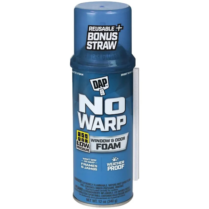 DAP 7565004000 No Warp 12 Oz. Window & Door Insulating Foam Sealant