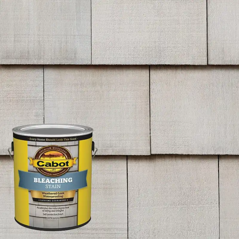 Cabot 140.0010241.007 Weathered Look Exterior Bleaching Stain Natural Driftwood Gray 1 Gal.